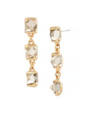 Kenneth Cole New York Fringe Worthy Faceted Stone Triple Drop Earring - COLORADO