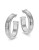 R.J. Graziano Tubogas Open Hoop Earrings - SILVER