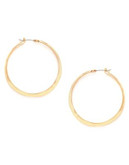 Kenneth Cole New York Textured Hoop Earring - GOLD