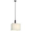 Tosca 1 Pendant Light, Antique Brown with Cream String Shade