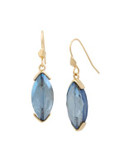 Kenneth Cole New York Jewels Faceted Stone Drop Earring - BLUE