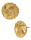 Diane Von Furstenberg Paloma Beach Spokes Metal Stud Earring - GOLD