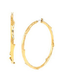 Diane Von Furstenberg Twigs and Links Large Twig Hoop Earring - GOLD