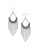 Lucky Brand Chandelier Style Tassel Earrings - SILVER