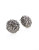 Expression Half Dome Glitter Earrings - BLACK