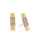 Michael Kors Cityscape Clear Barrel Stud Earrings - GOLD