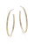 Nadri 1.25-Inch Pave Hoop Earrings - GOLD