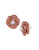 Betsey Johnson Pave Rose Stud Earrings - PINK