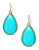 Kate Spade New York Beveled Teardrop Stone Earrings - BLUE