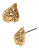 Diane Von Furstenberg Love is Life Spokes Metal Stud Earring - GOLD