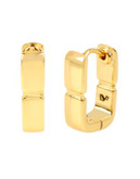Diane Von Furstenberg Small Chain Link Gold Hoop Earring - GOLD