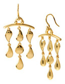 Diane Von Furstenberg Love Links Spokes Metal Chandelier Earring - GOLD