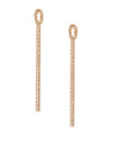 Guess Knotted Chain Earrings - GOLD