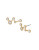 Kenneth Cole New York Crystal Zigzag Crawler Earrings - CRYSTAL/GOLD