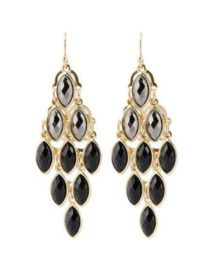 Jones New York Smoky Night Large Chandelier Earrings - ASSORTED