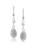 Carolee Oyster Bar Double Drop Earrings - WHITE