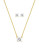 Swarovski Crystal Goldplated Necklace and Earrings Set - GOLD