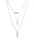 Kenneth Cole New York Three-Piece Baguette Pendant Necklace Set - WHITE