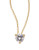 Kate Spade New York Three-Piece Goldtone Pendent Necklace and Stud Earrings Set - CRYSTAL