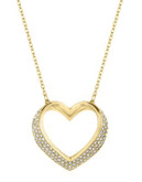 Swarovski Gold Plated Swarovski Crystal Cupidon Pendant Necklace - GOLD