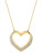 Swarovski Gold Plated Swarovski Crystal Cupidon Pendant Necklace - GOLD