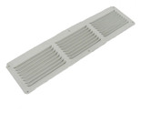 16 inch x 8 inch White Under Eave Vent Aluminum