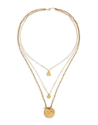 Chan Luu Layered Medallion Necklace - GOLD