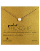 Dogeared pearls of Friendship Pearl Single Strand Necklace - PEARL