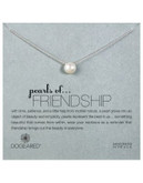Dogeared pearls of Friendship Large Pearl Single Strand Necklace - SILVER