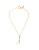 Diane Von Furstenberg Twigs and Links Twig Pendant Necklace - GOLD