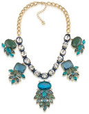 Carolee Multi-Drop Pendant Necklace - LIGHT BLUE
