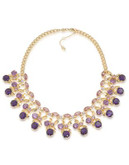 Carolee Tiered Collar Necklace - GREY