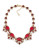 Carolee Cluster Collar Necklace - RED