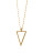 Dogeared Teeny Triangle Necklace - GOLD