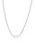 Dogeared Teeny Air Rectangle Necklace - SILVER