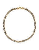 Michael Kors Park Avenue Round Mesh Necklace - GOLD