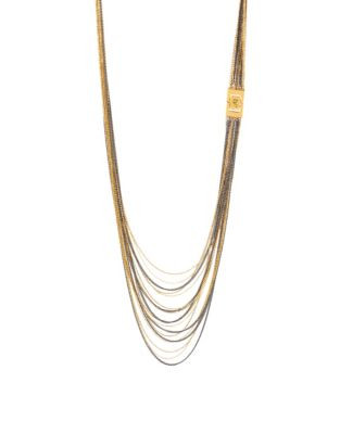 Diane Von Furstenberg Mixed Chain Necklace - GOLD