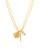 Diane Von Furstenberg Mixed Swarovski Charm Necklace - GOLD