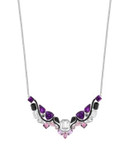 Swarovski Impulse Crystal Necklace - DARK MULTI