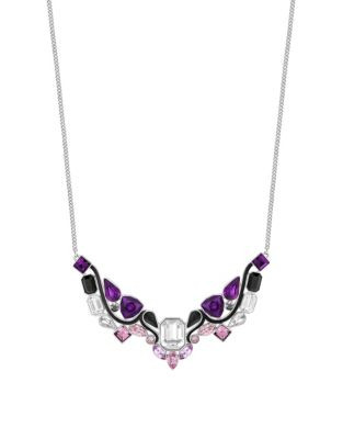 Swarovski Impulse Crystal Necklace - DARK MULTI