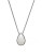 Skagen Denmark Blue Sea Glass Pendant Necklace - WHITE
