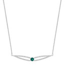 Swarovski Creativity Coloured Crystal Necklace - SILVER