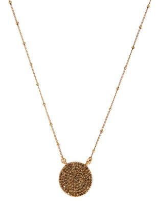 Lucky Brand Pave Necklace - GOLD