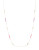 Trina Turk Tube Station Chain Necklace - PINK