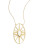 Trina Turk Sunburst Pendant Necklace - WHITE