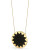 House Of Harlow 1960 Sunburst Pendant Necklace - BLACK/GOLD
