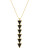 House Of Harlow 1960 Acension Pendant Necklace - BLACK/GOLD