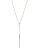 Cc Skye Goldplated Dagger Y Necklace - SILVER