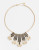 Trina Turk Geometric Goldtone Necklace - BLACK