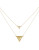 House Of Harlow 1960 Temple Coned Pendant Necklace - GOLD